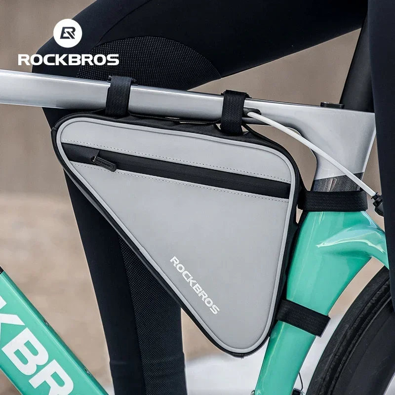 ROCKBROS Bicycle Portable Triangle Bag Reflective Bike Tube Bag Cycling Frame Bag Outdoor Sports Bike Pannier Accessories
ROCKBROS Bicycle Portable Triangle Bag Reflective Bike Tube Bag Cycling Frame Bag Outdoor Sports Bike Pannier Accessories