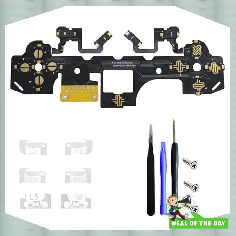 24-Hour Delivery Ergonomic Micro-Switch Tactile Clicky Hair Trigger Kit For PS5 Controller BDM-030/040/050 Shoulder Button Mouse
24-Hour Delivery Ergonomic Micro-Switch Tactile Clicky Hair Trigger Kit For PS5 Controller BDM-030/040/050 Shoulder Button Mouse