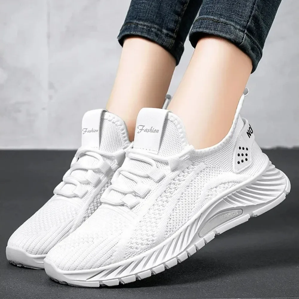 Women Lace Up Sporty Outdoor Flying Weaving Sneakers Comfort Lightweight Non Slip Athletic Shoes For Gym Work Casual
Women Lace Up Sporty Outdoor Flying Weaving Sneakers Comfort Lightweight Non Slip Athletic Shoes For Gym Work Casual