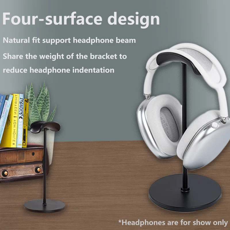 Curved Headphone Stand Sturdy Non-Slip Heavy Base Gaming Headset Holder Hanger with Storage Tray for Table Desk Display
Curved Headphone Stand Sturdy Non-Slip Heavy Base Gaming Headset Holder Hanger with Storage Tray for Table Desk Display
