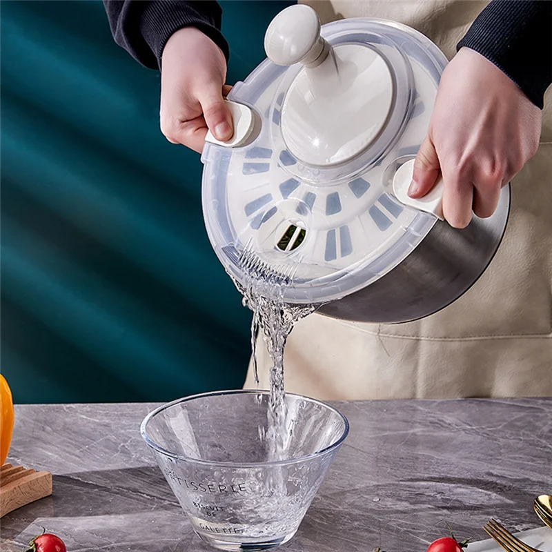 N08R Salad Spinner Fruit Spinner Filter Home Kitchen Salad Spinner, Lettuce Spinner, Fruit Washer
N08R Salad Spinner Fruit Spinner Filter Home Kitchen Salad Spinner, Lettuce Spinner, Fruit Washer