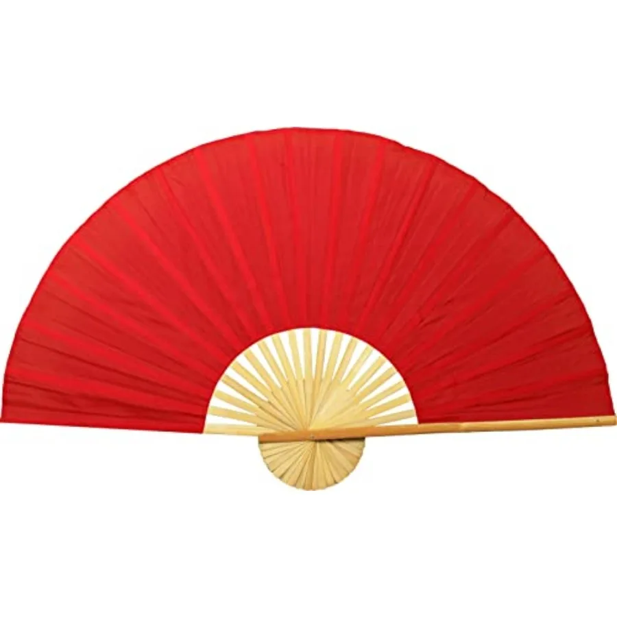 Solid Color Unpainted Folding Wall Fan Decor Art 60 inch wide, Red
Solid Color Unpainted Folding Wall Fan Decor Art 60 inch wide, Red