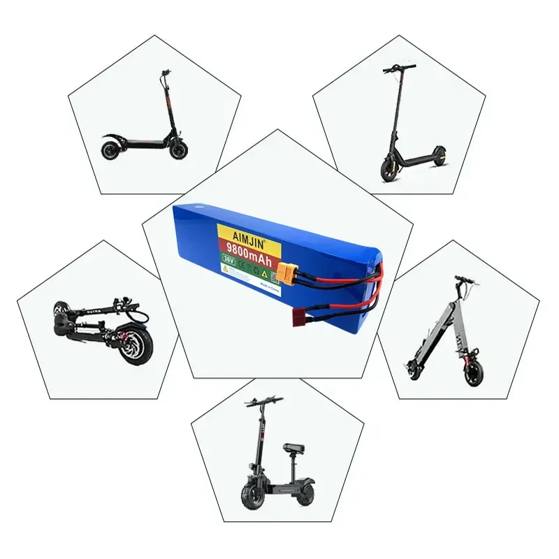 High Capacity for E-Bike/E-Scooter/Power Tools with BMS 36V 9800mAh Rechargeable Lithium 10S3P Battery Pack
High Capacity for E-Bike/E-Scooter/Power Tools with BMS 36V 9800mAh Rechargeable Lithium 10S3P Battery Pack