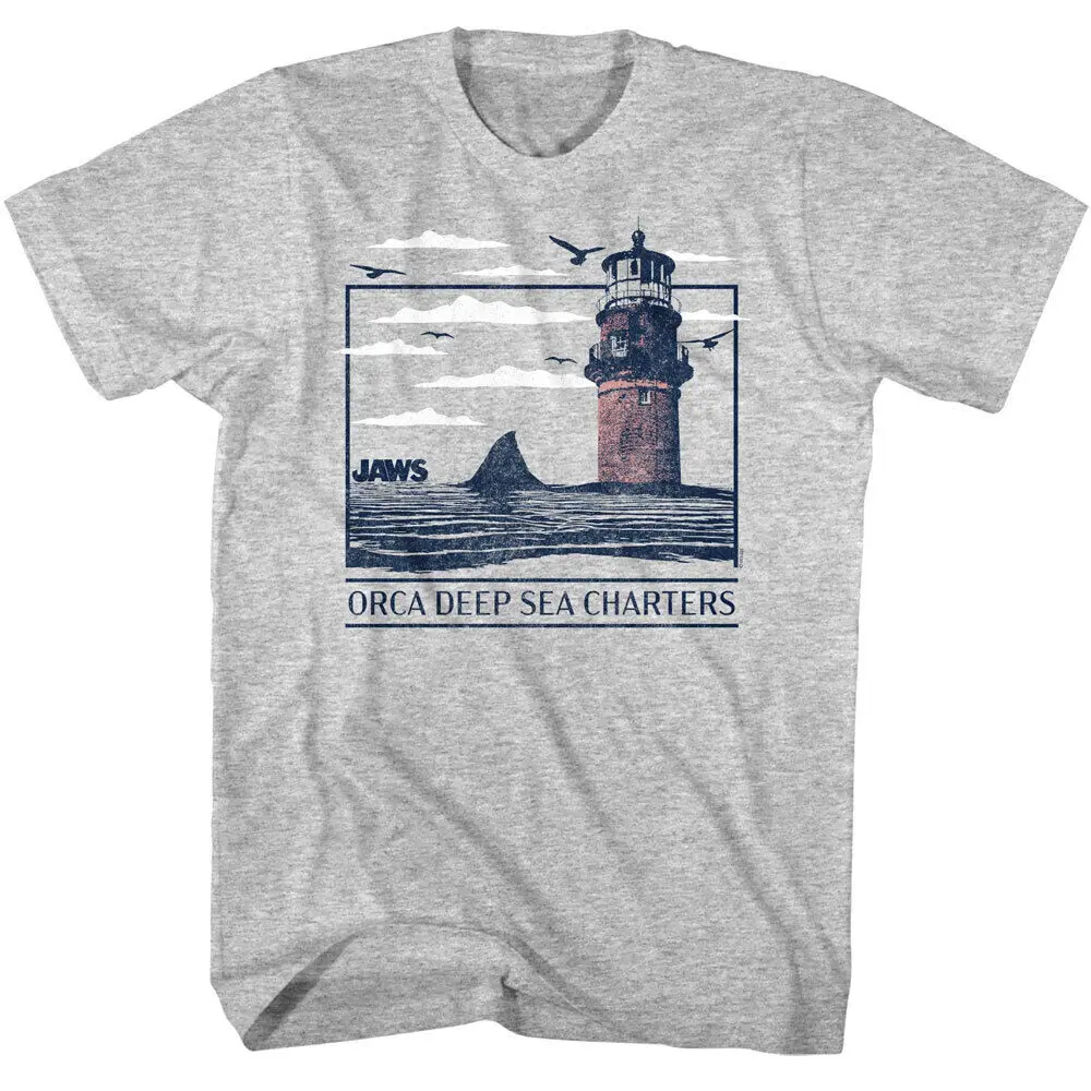 Мужская футболка с принтом «Акула атака»
Мужская футболка с принтом «Акула атака»