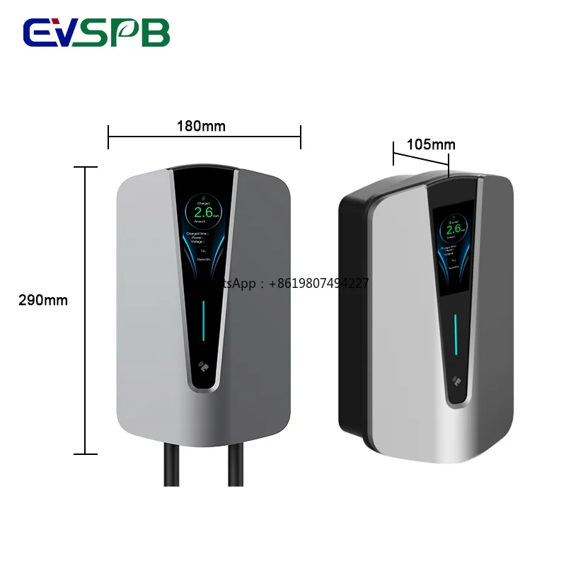Q8 4.3 Inch Screen Wifi Controlled Car AC EV Charging Pile 7Kw Type2 Wallbox EV Charger Optional Functions New
Q8 4.3 Inch Screen Wifi Controlled Car AC EV Charging Pile 7Kw Type2 Wallbox EV Charger Optional Functions New