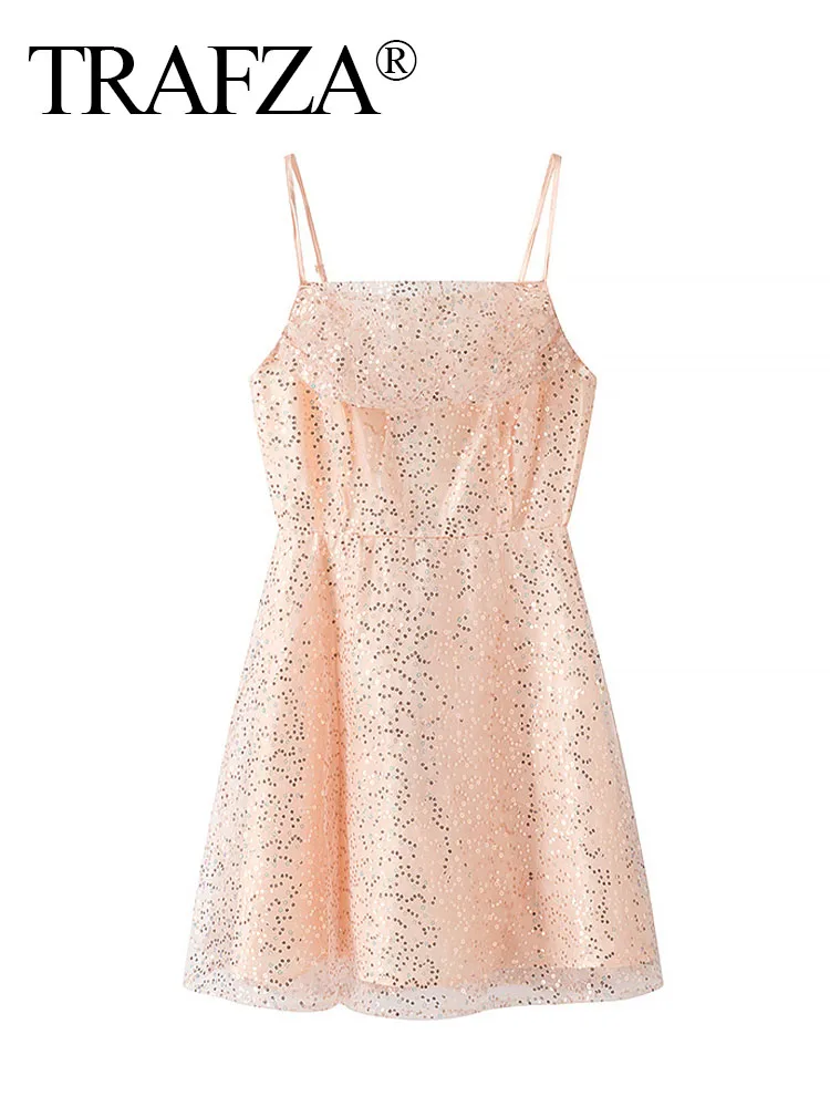 TRAFZA Women's New Square Collar Sequin Short Dress Female Sexy Hot Girl Style Birthday Party Dress Sequin Adorable A-line Dress
TRAFZA Women's New Square Collar Sequin Short Dress Female Sexy Hot Girl Style Birthday Party Dress Sequin Adorable A-line Dress
