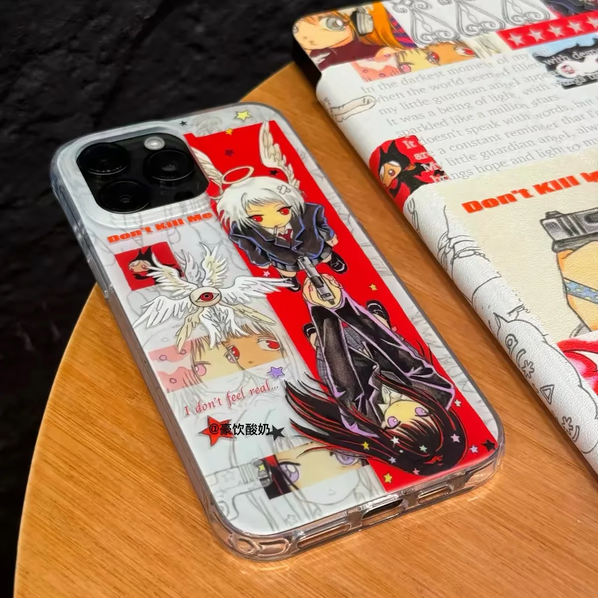 Original design phone case with IMD double-layer printed matte finish, suitable for iPhone
Original design phone case with IMD double-layer printed matte finish, suitable for iPhone