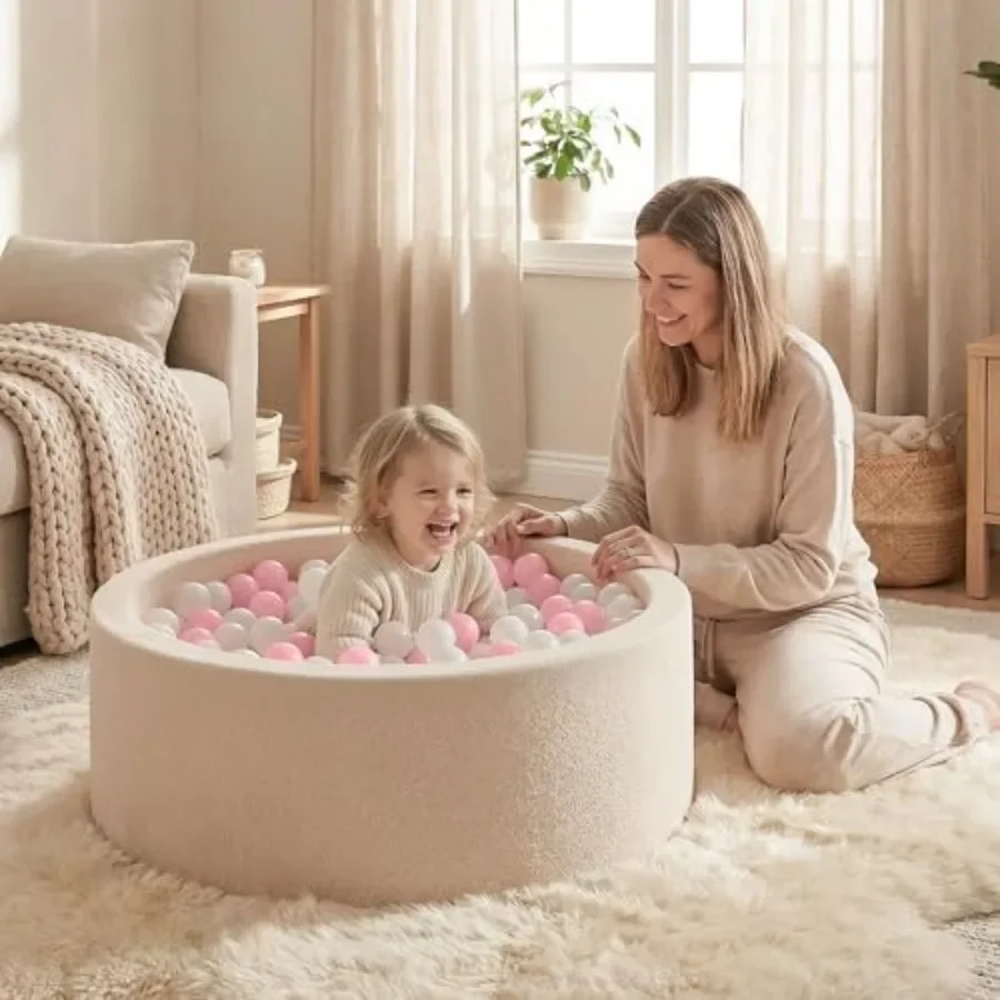 Baby Foam Ball Pit Teddy-Velvet: Ultra-Soft Ball Pit for Toddlers for Indoor Outdoor - Play Toys for Playpen - Ideal Gifts for
Baby Foam Ball Pit Teddy-Velvet: Ultra-Soft Ball Pit for Toddlers for Indoor Outdoor - Play Toys for Playpen - Ideal Gifts for
