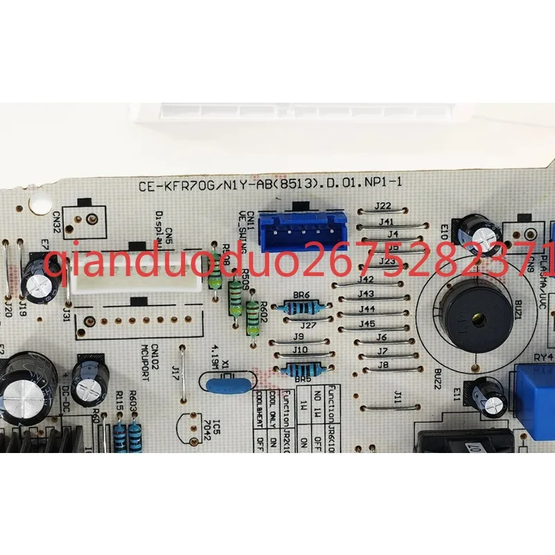 ME-KT3F70G/YABET (B8 (RoHS) original new computer main control board suitable for Midea air conditioner indoor unit
ME-KT3F70G/YABET (B8 (RoHS) original new computer main control board suitable for Midea air conditioner indoor unit