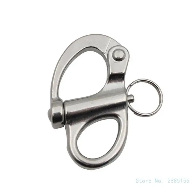 Jaw Shackle Stainless Steel for Sailboats Spinnakers Halyards &Diving 35/52/69/96mm Shackle
Jaw Shackle Stainless Steel for Sailboats Spinnakers Halyards &Diving 35/52/69/96mm Shackle