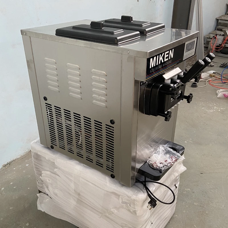 Desktop Commercial Cone Machine Vertical Ice Cream Machine Fully Automatic Three-Color Ice Cream Machine Soft Ice Cream Machine
Desktop Commercial Cone Machine Vertical Ice Cream Machine Fully Automatic Three-Color Ice Cream Machine Soft Ice Cream Machine