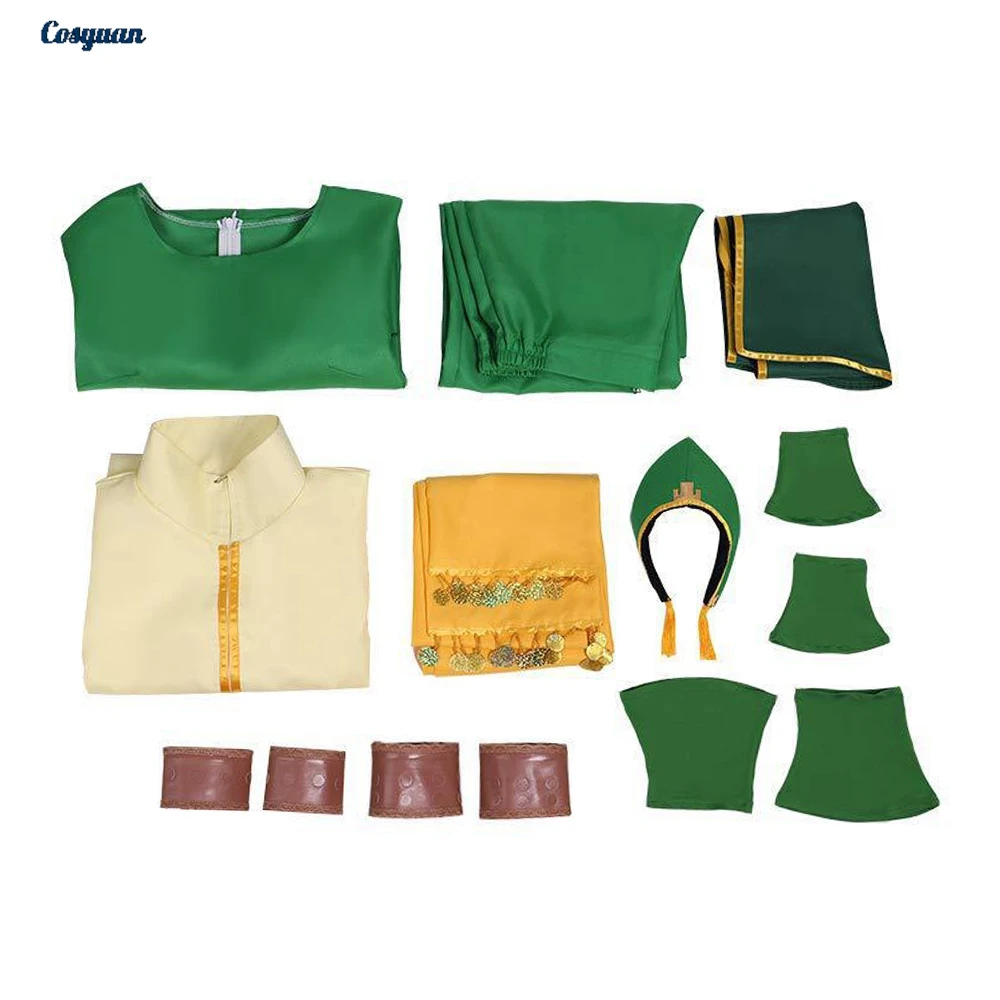 Cartoon Avatar Last Cosplay Airbender Toph Beifong Cloth Women Party Disguise Roleplay Halloween Costume Carnival Outfits Suits
Cartoon Avatar Last Cosplay Airbender Toph Beifong Cloth Women Party Disguise Roleplay Halloween Costume Carnival Outfits Suits