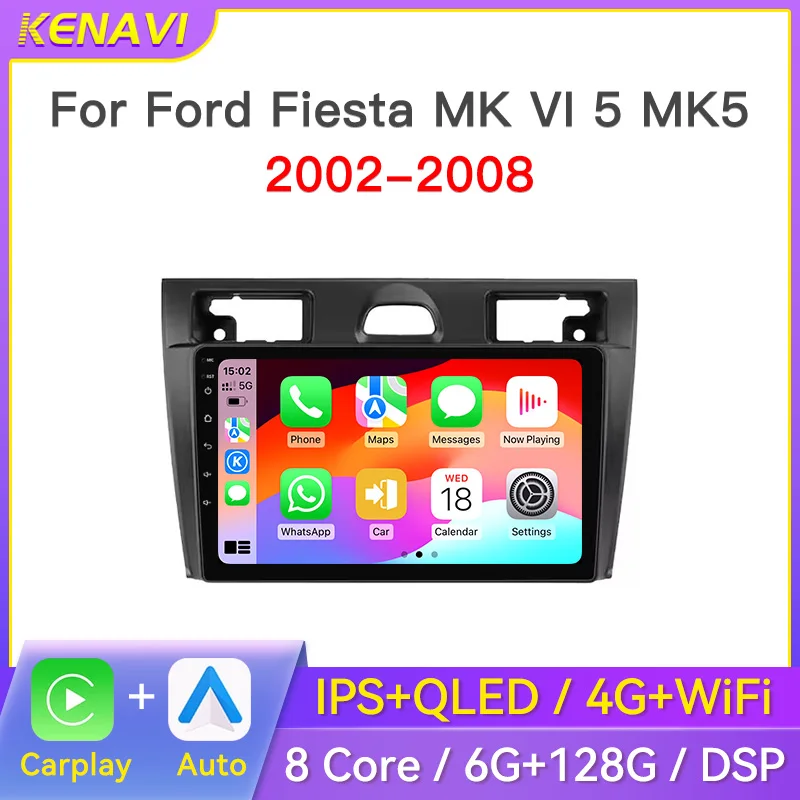 2 Din Android Car Stereo Radio For Ford Fiesta Mk VI 5 Mk5 2002 - 2008 Center Multimedia Video Player Carplay Auto GPS Head Unit
2 Din Android Car Stereo Radio For Ford Fiesta Mk VI 5 Mk5 2002 - 2008 Center Multimedia Video Player Carplay Auto GPS Head Unit