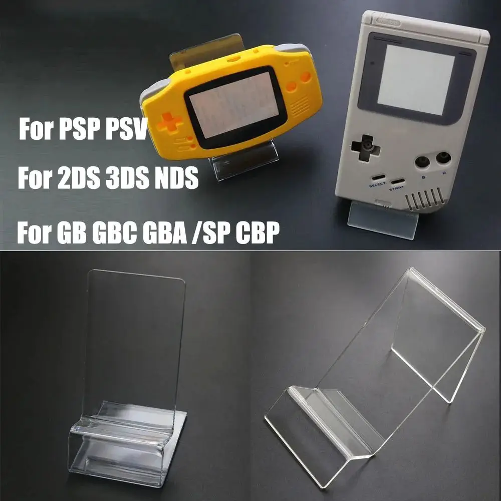 Acrylic Game Console Bracket Multi-purpose Console Display Stand for Game boy GB GBC GBA GBP PSP NDS 3DS 2DS PSV Ps vita
Acrylic Game Console Bracket Multi-purpose Console Display Stand for Game boy GB GBC GBA GBP PSP NDS 3DS 2DS PSV Ps vita