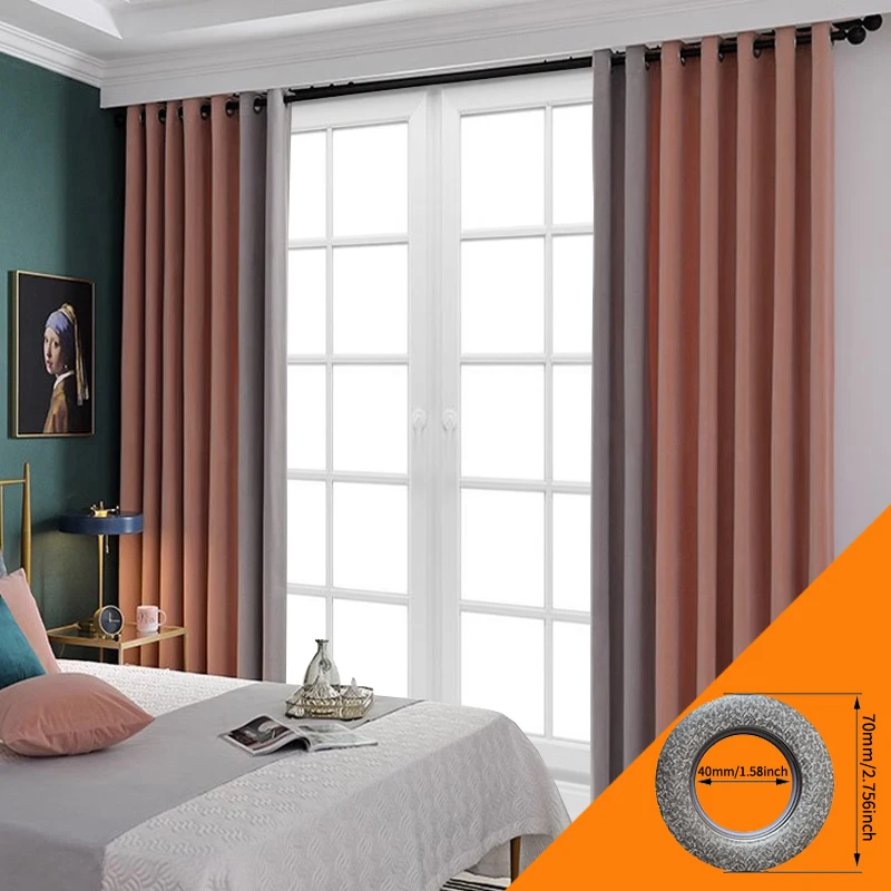 French high-end color matching curtains finished living room bedroom balcony floor-to-ceiling window curtains 2pcs
French high-end color matching curtains finished living room bedroom balcony floor-to-ceiling window curtains 2pcs