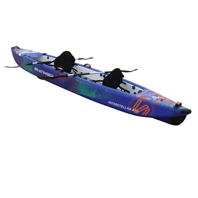 Skatinger Lightweight 2-Person Inflatable Kayak for Fishing PVC Canoe with 2-Year Repair 3.1-4m Length OEM
Skatinger Lightweight 2-Person Inflatable Kayak for Fishing PVC Canoe with 2-Year Repair 3.1-4m Length OEM