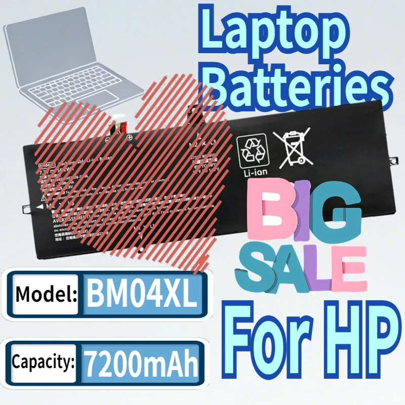 Laptop Battery BM04XL for HP EliteBook X360 1030 G3 G4/1030 G3 45X96UT 3ZH01EA Series BMO4XL L02031-2C1 HSTNN-UB7L L02031-241
Laptop Battery BM04XL for HP EliteBook X360 1030 G3 G4/1030 G3 45X96UT 3ZH01EA Series BMO4XL L02031-2C1 HSTNN-UB7L L02031-241