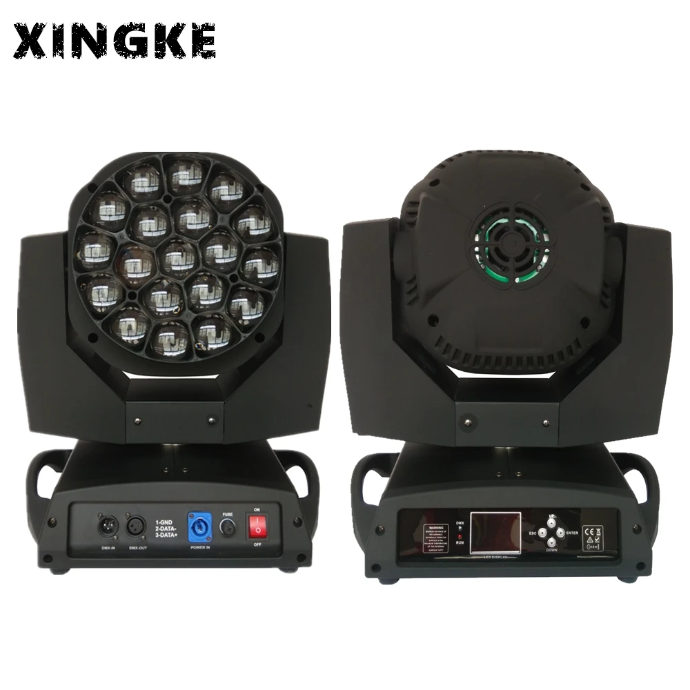 2Pcs/Lot stage lighting equipment wash 19x15w RGBW Bee Eye led zoom beam moving stage light
2Pcs/Lot stage lighting equipment wash 19x15w RGBW Bee Eye led zoom beam moving stage light