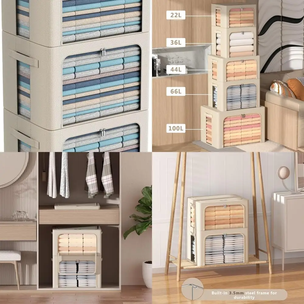 Очень большая складная корзина для хранения вещей объемом 100 л с прозрачным окном и ручками для переноски одежды и тканей
Очень большая складная корзина для хранения вещей объемом 100 л с прозрачным окном и ручками для переноски одежды и тканей