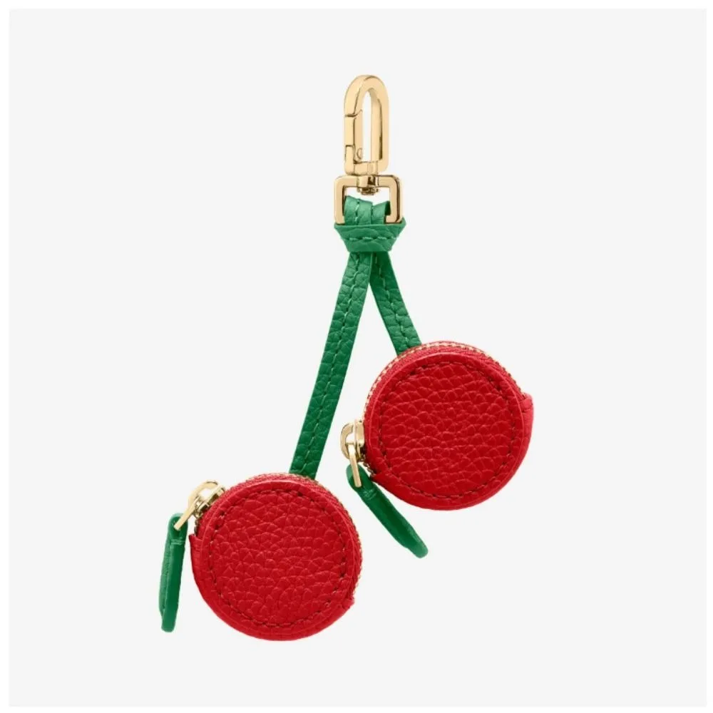 Portable Cherry Fruit Shape Coin Purse Strawberry Zipper PU Leather Pendant Korean Style Keychain Earphone Bag Female
Portable Cherry Fruit Shape Coin Purse Strawberry Zipper PU Leather Pendant Korean Style Keychain Earphone Bag Female