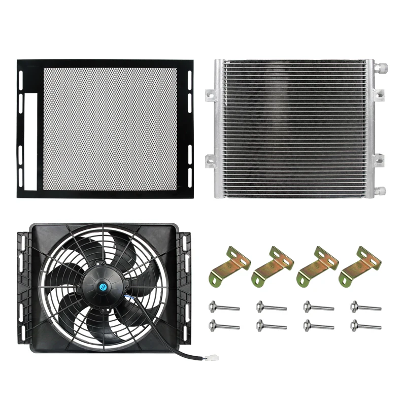 14''x18'' Automobile Air Conditioning Condenser Assembly With Drying Bottle One, Truck And Agricultural Vehicle Cooling Fan
14''x18'' Automobile Air Conditioning Condenser Assembly With Drying Bottle One, Truck And Agricultural Vehicle Cooling Fan