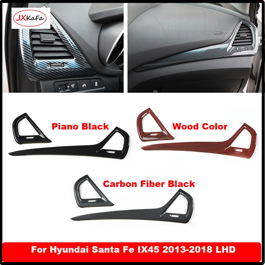 Car Dashboard Side Decoration ABS Stickers For Hyundai Santa Fe IX45 2013-2018 Left Hand Drive Interior Car Accessories 2pcs
Car Dashboard Side Decoration ABS Stickers For Hyundai Santa Fe IX45 2013-2018 Left Hand Drive Interior Car Accessories 2pcs