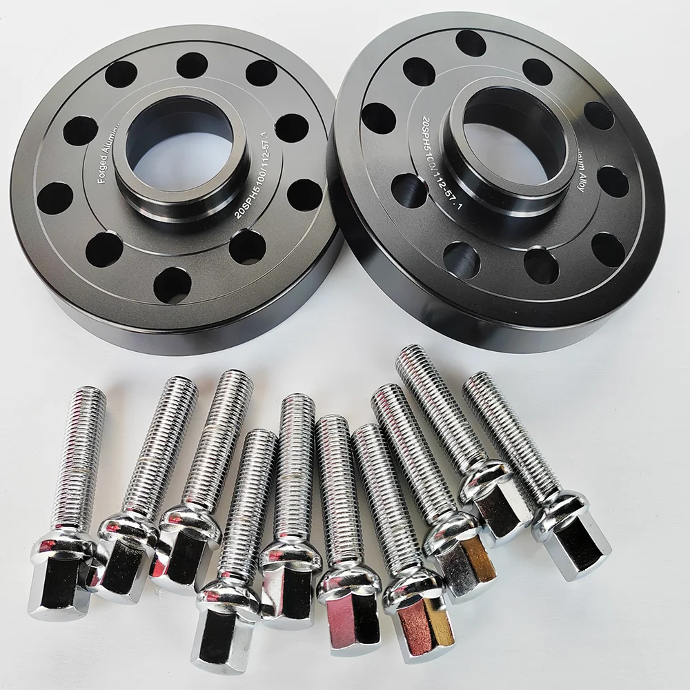 2PCS 20MM Tire Hubcentric Adapter 5X100X112 CB57.1mm Wheel Spacers for Volkswagen Golf Tiguan Seat With 14X1.5 Wheel Bolt
2PCS 20MM Tire Hubcentric Adapter 5X100X112 CB57.1mm Wheel Spacers for Volkswagen Golf Tiguan Seat With 14X1.5 Wheel Bolt