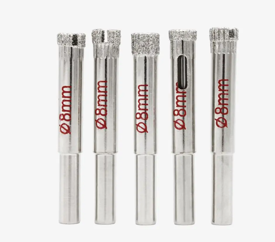 10pcs 8mm Diamond Coated Drill Bit Set Tile Marble Glass Ceramic Hole Saw Drilling Bits For Power Tools Hand Tools
10pcs 8mm Diamond Coated Drill Bit Set Tile Marble Glass Ceramic Hole Saw Drilling Bits For Power Tools Hand Tools