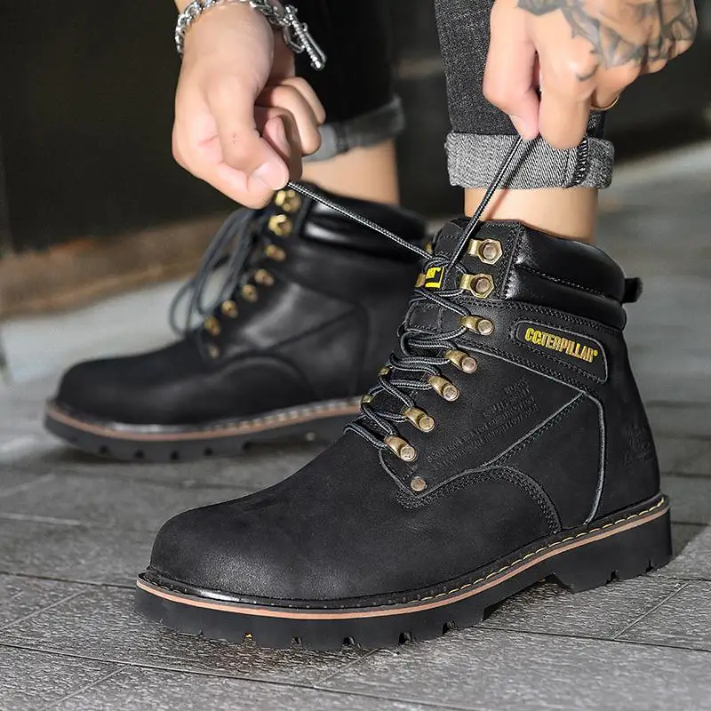 Genuine Leather Work Safety Boots For Work Boots Winter Shoes Men Work Shoes Male Steel Toe Shoes Safety Industrial Shoes
Genuine Leather Work Safety Boots For Work Boots Winter Shoes Men Work Shoes Male Steel Toe Shoes Safety Industrial Shoes