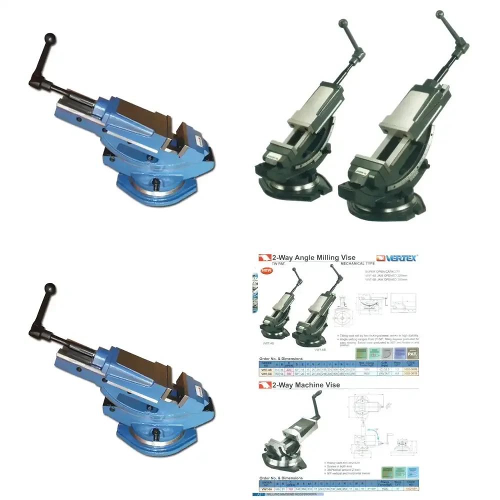 Hot Sale Professional Lower Price 2-Way Angle Milling Vise VWT-4B VWT-6B Angle Vise for Machining Center
Hot Sale Professional Lower Price 2-Way Angle Milling Vise VWT-4B VWT-6B Angle Vise for Machining Center