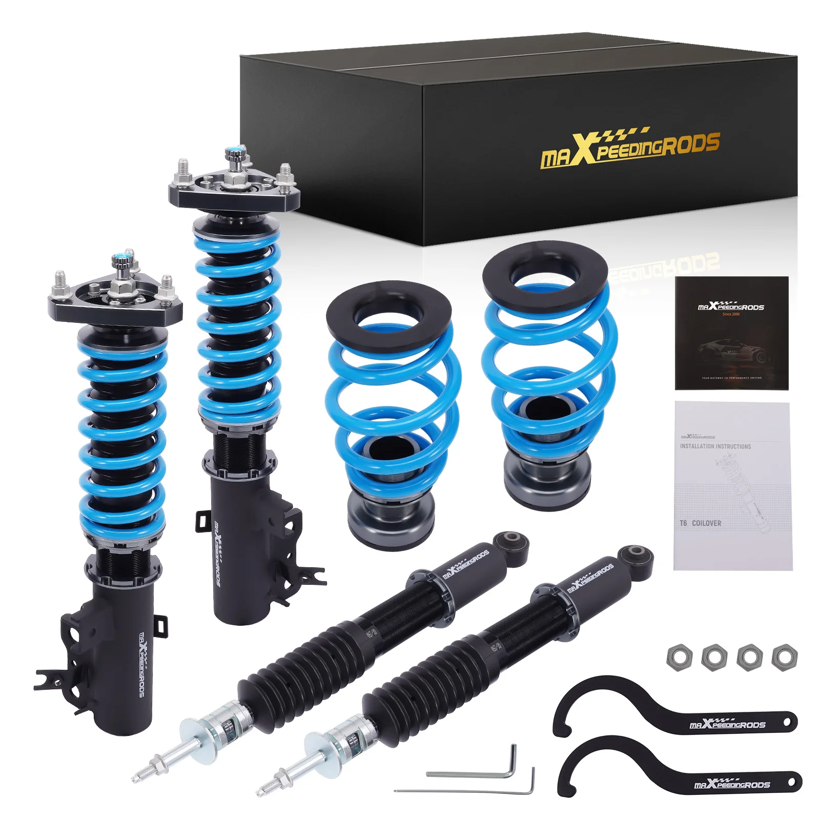 MaXpeedingrods 24 Way Damper Adjustable Coilovers Lowering Kit For Acura ILX 2016-2021
MaXpeedingrods 24 Way Damper Adjustable Coilovers Lowering Kit For Acura ILX 2016-2021