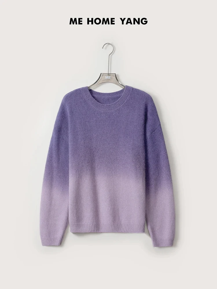 Lao Yang's Personal Close-Up adient Knit round Ne Sweater eep Wool Rabbit Fur MEQA3338 Women's Loose Fit Long Sve
Lao Yang's Personal Close-Up adient Knit round Ne Sweater eep Wool Rabbit Fur MEQA3338 Women's Loose Fit Long Sve