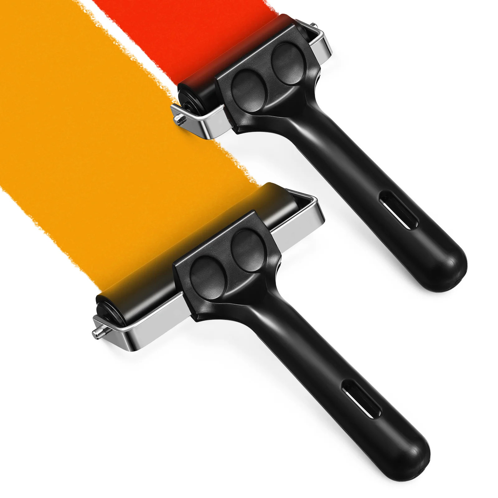 2 pcs Thickened Rubber Rollers 6CMx10CM Reusable Printmaking Craft Tool Stamping Roller Wallpaper Supplies
2 pcs Thickened Rubber Rollers 6CMx10CM Reusable Printmaking Craft Tool Stamping Roller Wallpaper Supplies