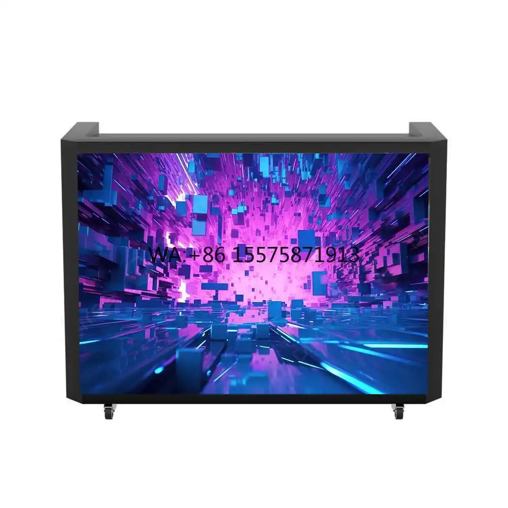 DJ-пульт с LED-дисплеем и барная стойка с LED-дисплеем для электронных музыкальных фестивалей, ночных клубов и вечеринок
DJ-пульт с LED-дисплеем и барная стойка с LED-дисплеем для электронных музыкальных фестивалей, ночных клубов и вечеринок