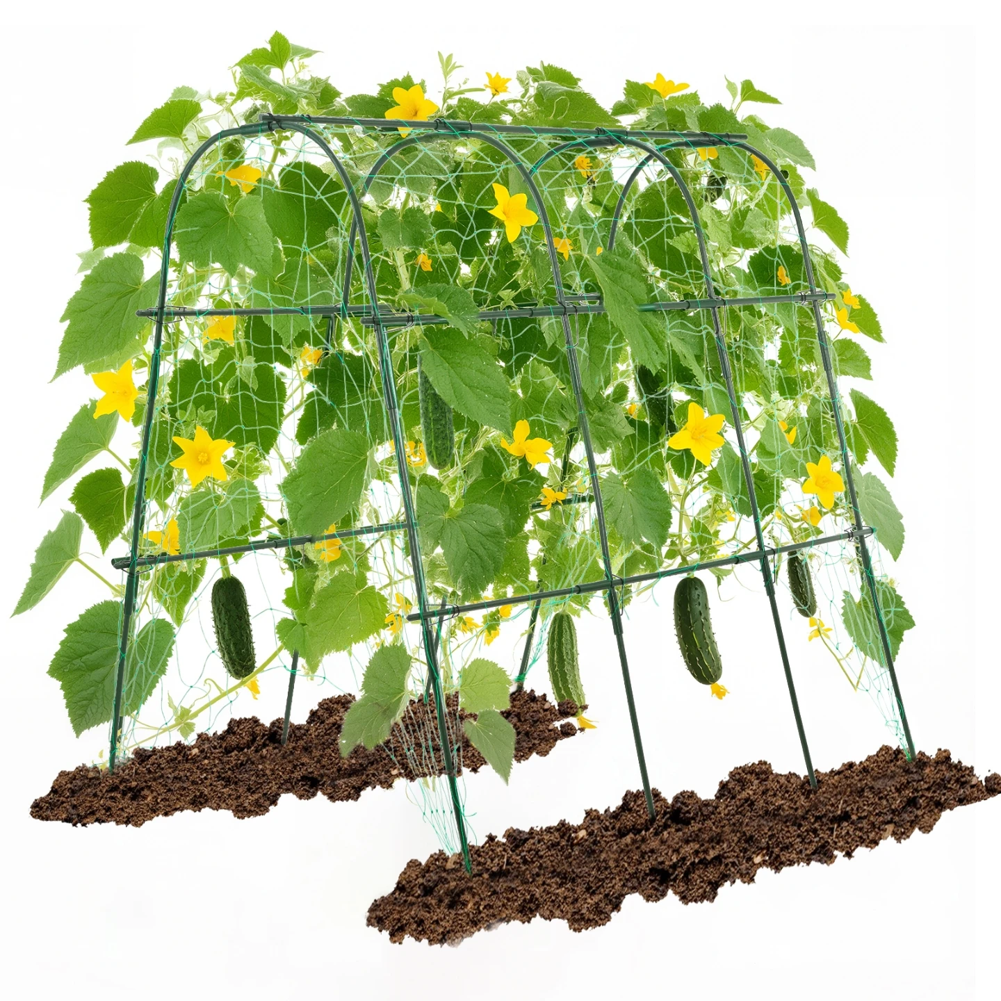 Многоцелевой U-образный опорный кронштейн из ПВХ для садовых растений с сеткой, решеткой для овощей и виноградной лозы для помидоров, огурцов, винограда
Многоцелевой U-образный опорный кронштейн из ПВХ для садовых растений с сеткой, решеткой для овощей и виноградной лозы для помидоров, огурцов, винограда