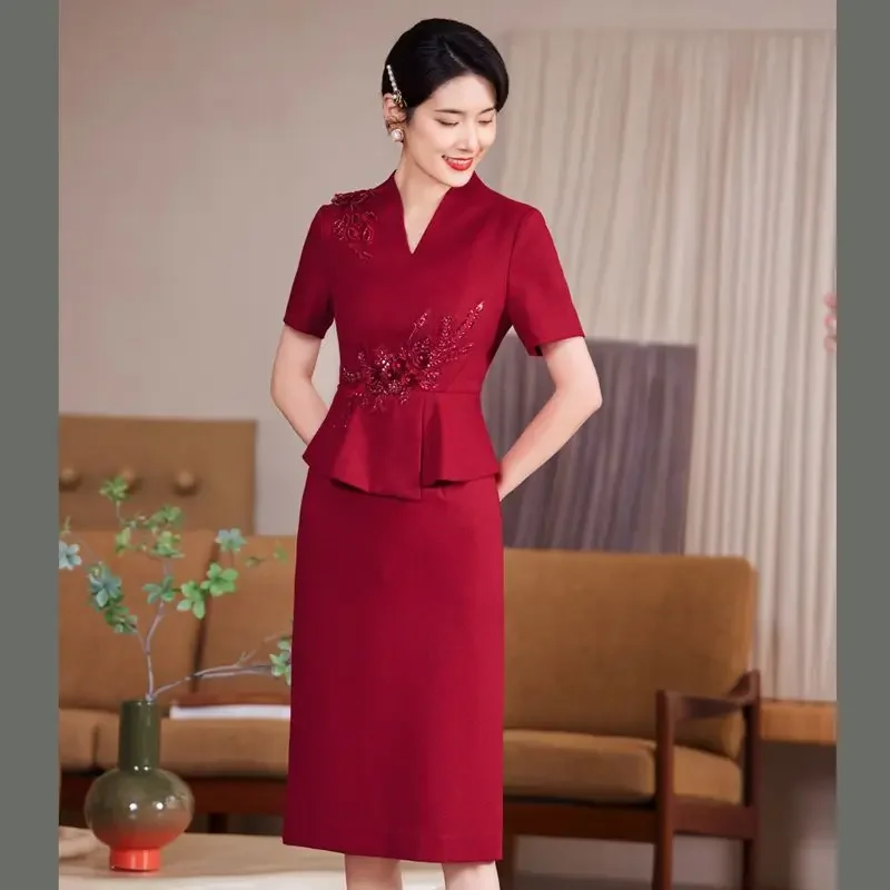 Yourqipao Китайские традиционные свадебные платья для матери невесты Cheongsam платья с вышивкой свадебные коктейльные платья для женщин
Yourqipao Китайские традиционные свадебные платья для матери невесты Cheongsam платья с вышивкой свадебные коктейльные платья для женщин