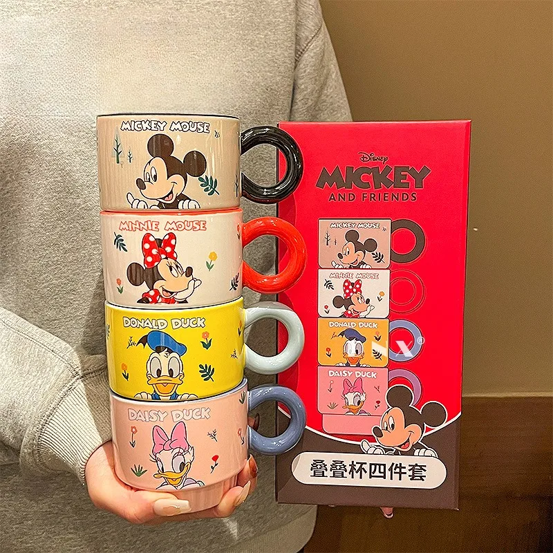 Cute Mickey Donald Duck Stacked Cup Mug Ceramic Kids Home Water Cup Office Coffee Cup Boy Girl Gift With Gift Box
Cute Mickey Donald Duck Stacked Cup Mug Ceramic Kids Home Water Cup Office Coffee Cup Boy Girl Gift With Gift Box