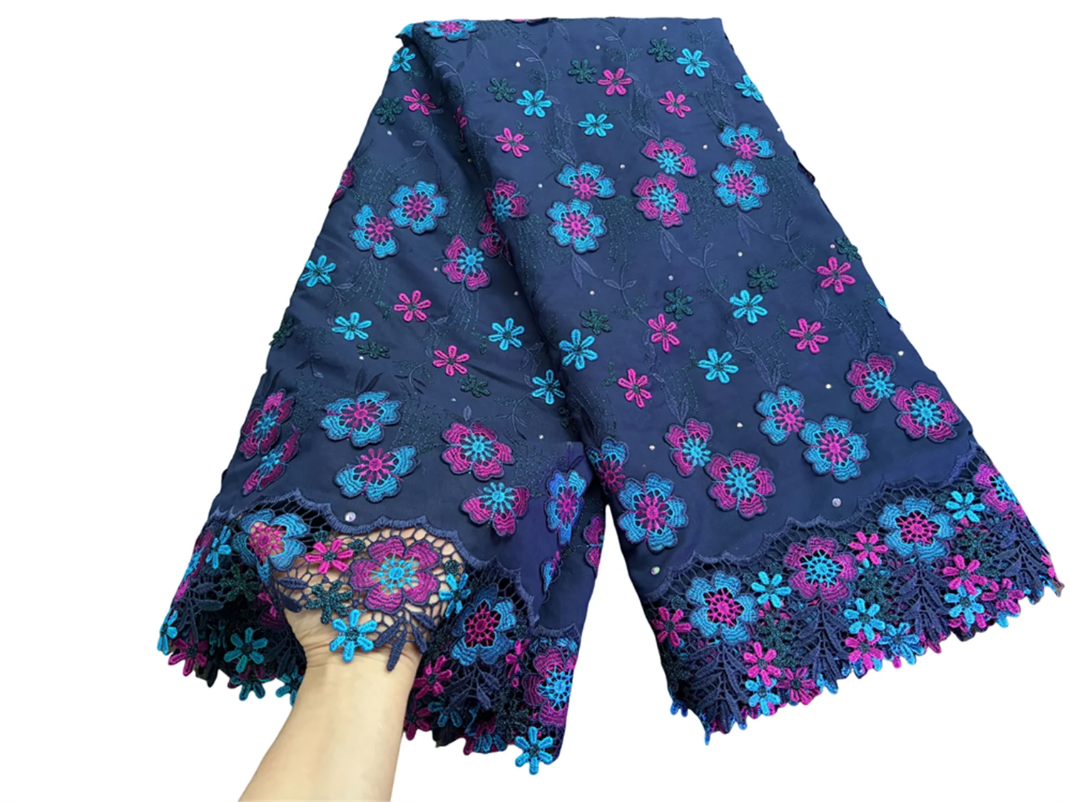 African Soft Cotton Stones Voile Swiss Lace 3D Applique Flower Nigerian Wedding Dress New Water Soluble Fashion From Switzerland
African Soft Cotton Stones Voile Swiss Lace 3D Applique Flower Nigerian Wedding Dress New Water Soluble Fashion From Switzerland