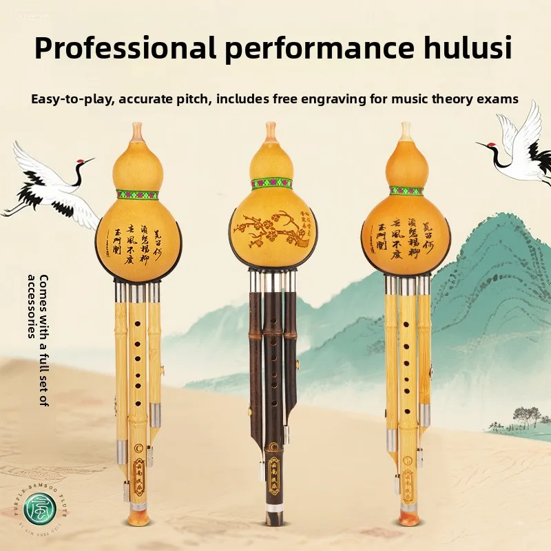 Purple Bamboo Hulusi C Bb Key Nanzhu Wind Instrument For Beginner Professional Performance
Purple Bamboo Hulusi C Bb Key Nanzhu Wind Instrument For Beginner Professional Performance