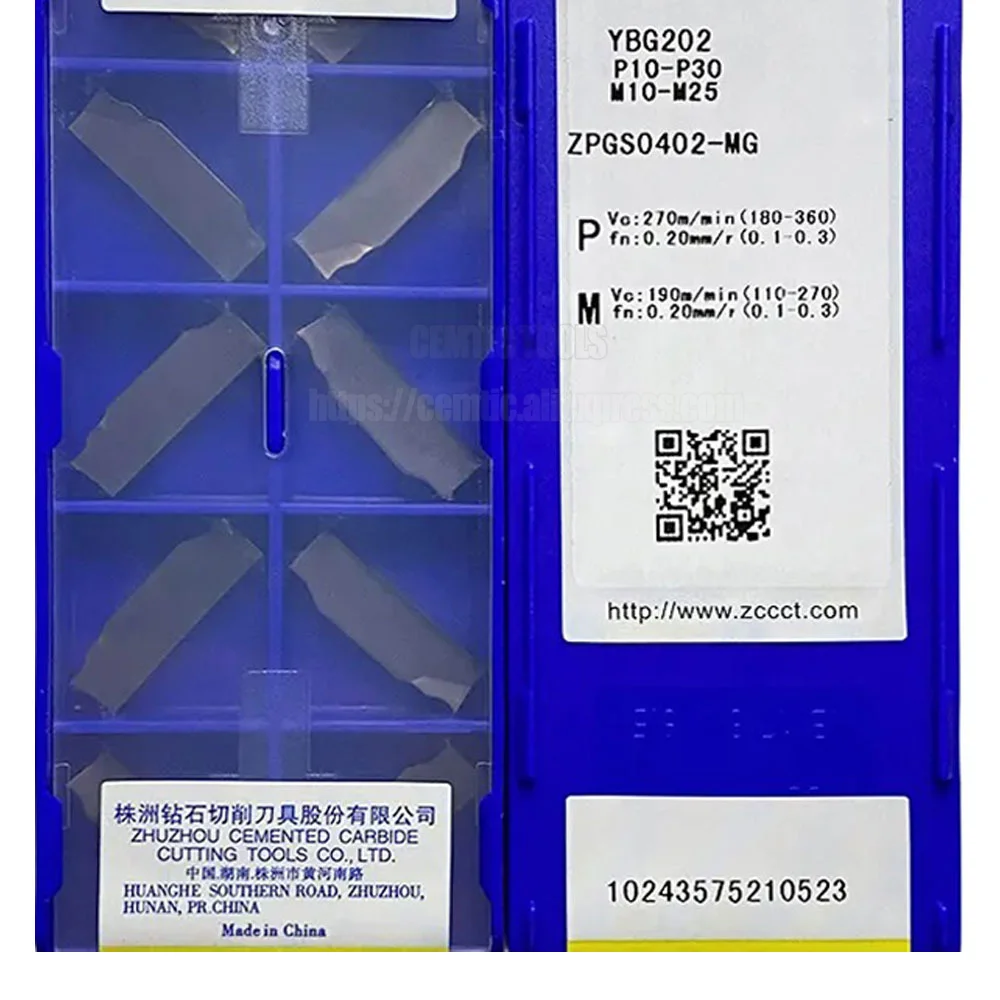 YBG202 YBG302 ZPGS0402-MG YBG302 100% Original ZCC Carbide Insert Processing for steel、stainless steel、cast iron 10pcs/lot
YBG202 YBG302 ZPGS0402-MG YBG302 100% Original ZCC Carbide Insert Processing for steel、stainless steel、cast iron 10pcs/lot