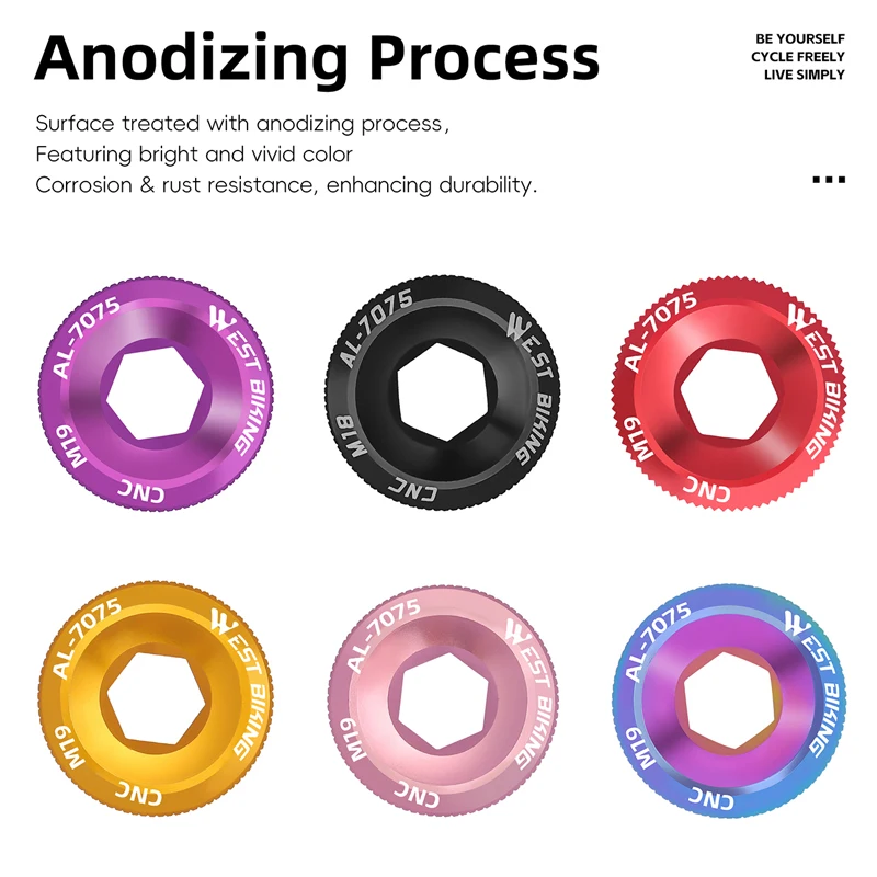 Велосипедная крышка шатуна WEST BIKING, комплект из 2 болтов M15/18/19/20, пылезащитный колпачок, алюминиевый крепежный болт шатуна для велосипедной части
Велосипедная крышка шатуна WEST BIKING, комплект из 2 болтов M15/18/19/20, пылезащитный колпачок, алюминиевый крепежный болт шатуна для велосипедной части