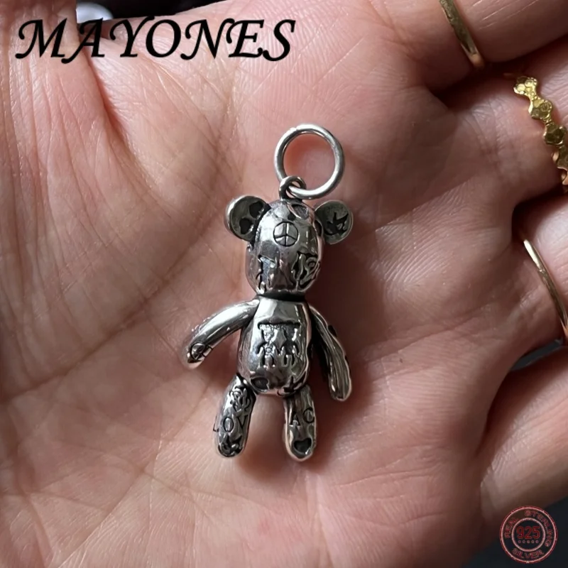 new S925 Silver Jewelry Trendy Personality Cute Bear Fashion Lady Pendant Valentine's Day Gift
new S925 Silver Jewelry Trendy Personality Cute Bear Fashion Lady Pendant Valentine's Day Gift