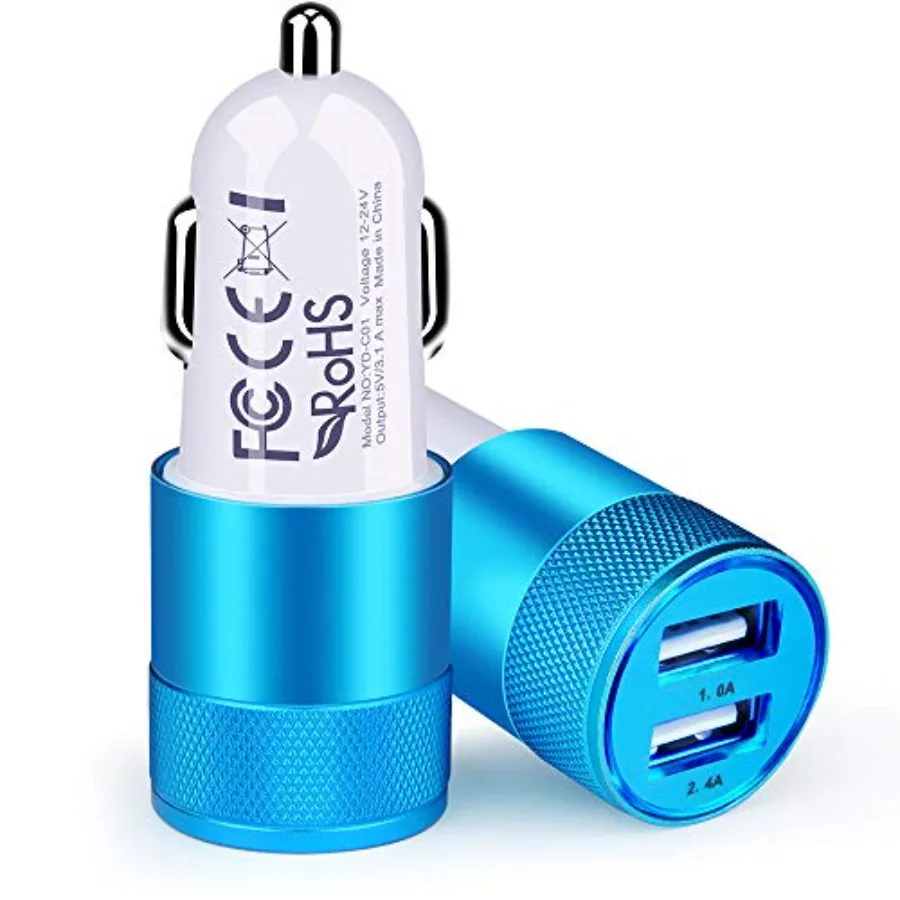 Cigarette Lighter Adapter, USB Car Charger, 3.4a Fast Charging Dual-Port Cargador de Carro for iPhone 17 16 15 14 13 12 SE 11Pr
Cigarette Lighter Adapter, USB Car Charger, 3.4a Fast Charging Dual-Port Cargador de Carro for iPhone 17 16 15 14 13 12 SE 11Pr