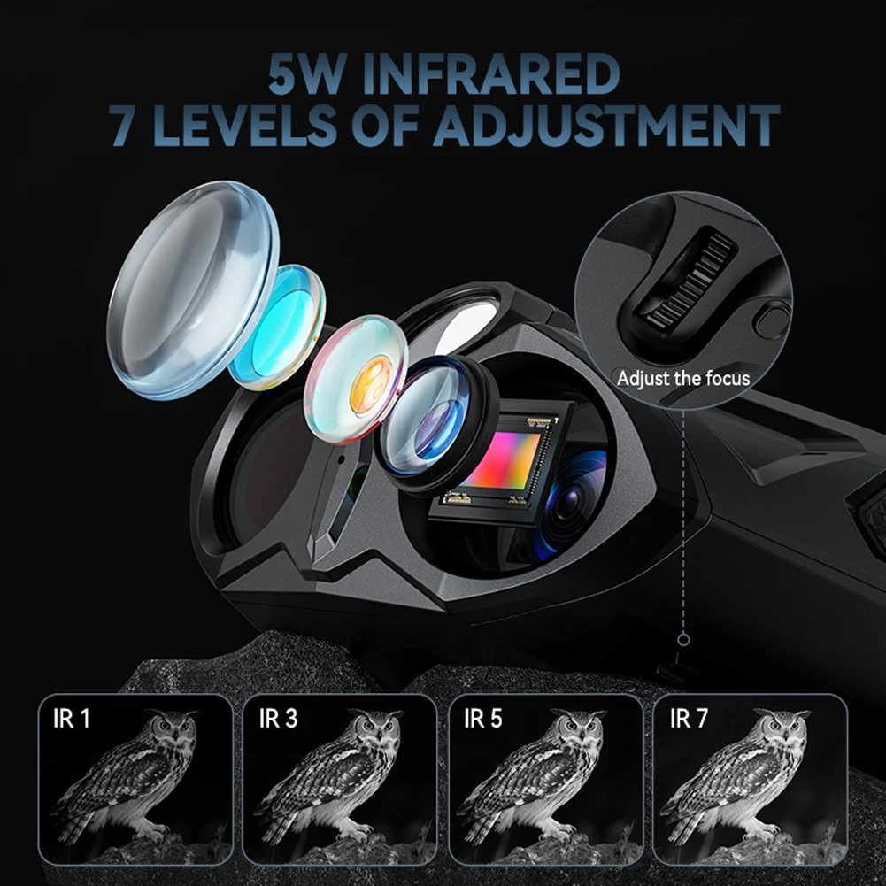 4K Infrared Night Visions Binoculars 10X Digital Zoom Night Visions Goggles 5000mAh Rechargeable for Outdoor Camping and Travel
4K Infrared Night Visions Binoculars 10X Digital Zoom Night Visions Goggles 5000mAh Rechargeable for Outdoor Camping and Travel