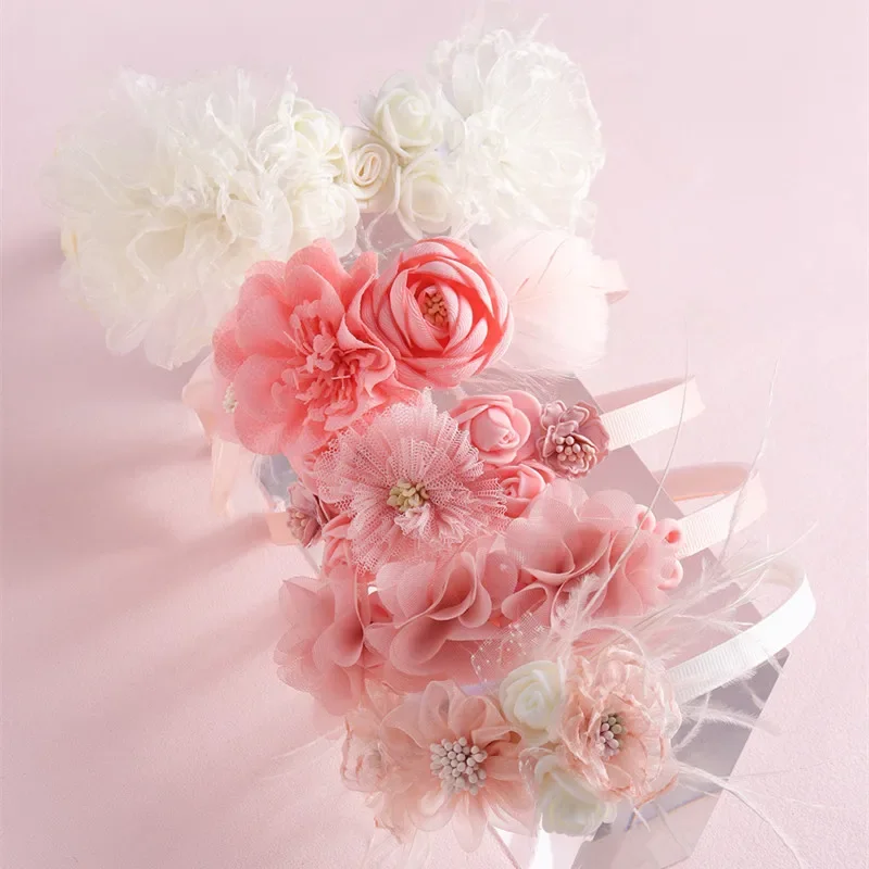 Cute Pink Flower Princess Kids Hair Hoops Sweet Imitation Flower Headwear for Girl Kids Hair Accessories
Cute Pink Flower Princess Kids Hair Hoops Sweet Imitation Flower Headwear for Girl Kids Hair Accessories