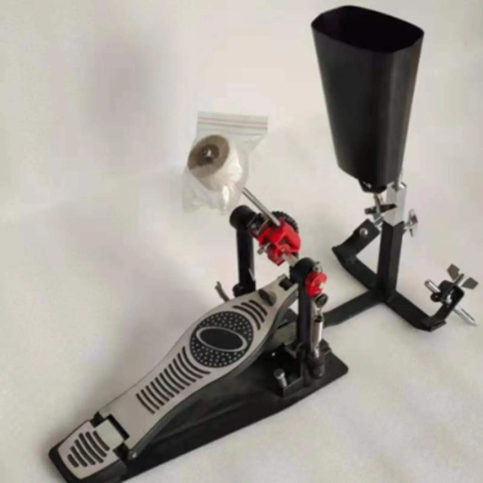 Steel Cowbell Pedal Bracket Percussion Drum Accessory Mount for Mini Drum Kit Rehearsal Band Use
Steel Cowbell Pedal Bracket Percussion Drum Accessory Mount for Mini Drum Kit Rehearsal Band Use