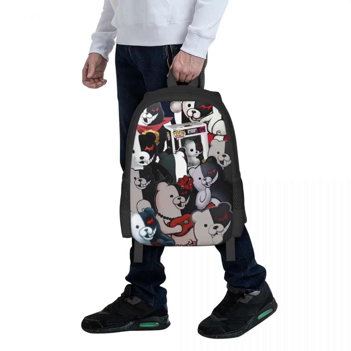 Japan Anime Danganronpa Monokuma Student Backpack School Bag Hiking Travel Daypack for Boys Girls Fashion Bookbag Shoulder Bags
Japan Anime Danganronpa Monokuma Student Backpack School Bag Hiking Travel Daypack for Boys Girls Fashion Bookbag Shoulder Bags