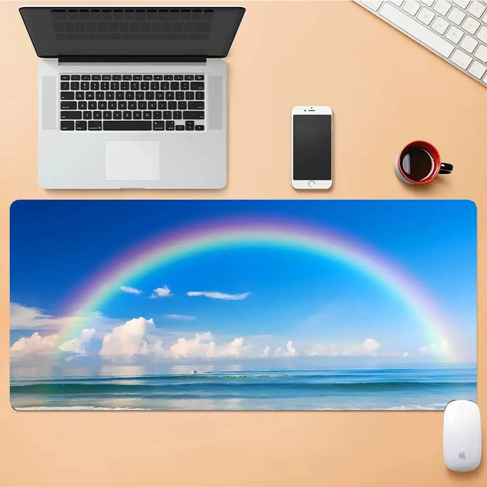Rainbow Over The Sea Mouse Pad Desk Mouse Pad Cute HD Desk Pad Extended Gaming Keyboard Mats Large XXL Gamer Mousepad 90x40
Rainbow Over The Sea Mouse Pad Desk Mouse Pad Cute HD Desk Pad Extended Gaming Keyboard Mats Large XXL Gamer Mousepad 90x40