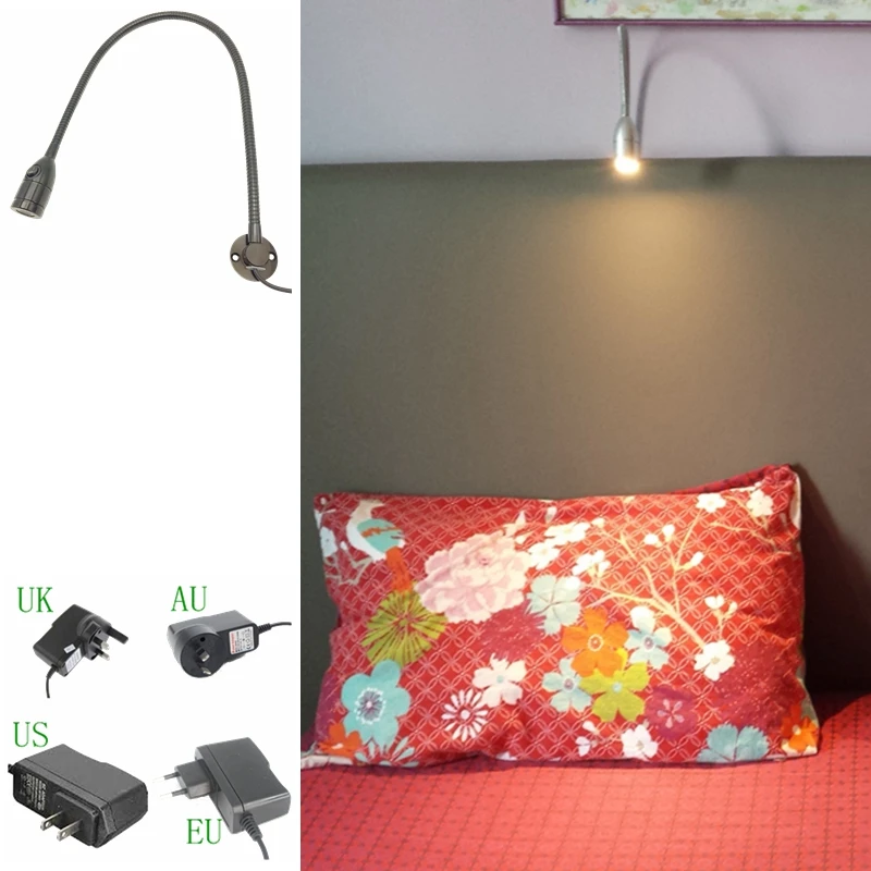 WITH PLUG 2W DIY MOUNT HEADBOARD LED READING LIGHTS
WITH PLUG 2W DIY MOUNT HEADBOARD LED READING LIGHTS