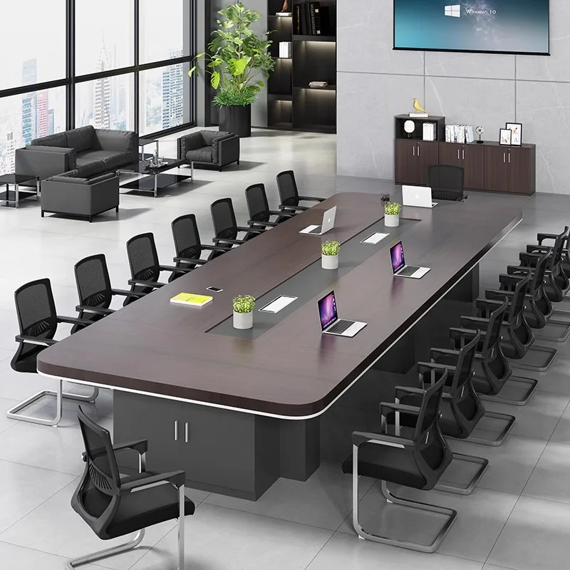 Simple modern conference table Large Meeting training minimalist Office table Staff negotiation escritorios de estudio furniture
Simple modern conference table Large Meeting training minimalist Office table Staff negotiation escritorios de estudio furniture